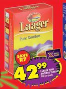 Laager Pure Rooibos Teabags 80 Per Pack