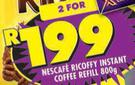 Nescafe Ricoffy Instant Coffee Refill-For 2 x 800g