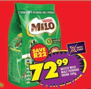 Nestle Milo Malt Powder Drink-500g Each