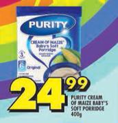 Purity Cream Of Maize Baby's Soft Porridge-400g