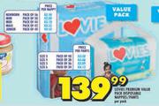 Lovies Premium Value Pack Disposable Nappies/Pants-Per Pack