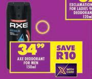 Axe Deodorant For Men-150ml