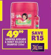 Sof n Free Avocado & Honey Relaxer & Shampoo-250ml