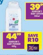 Johnson's Baby Powder-400g