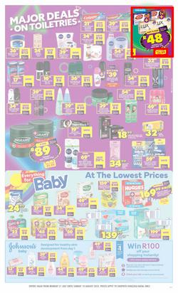 Shoprite KwaZulu-Natal : Major League Birthday Savings (21 July - 10 August 2025), page 7