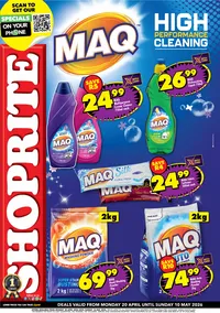 Shoprite KwaZulu-Natal : MAQ (20 April - 10 May 2026)