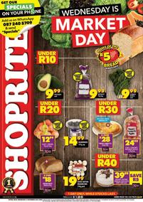 Shoprite KwaZulu-Natal : Wednesday Is Market Day (8 November 2023 Only)