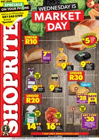 Shoprite KwaZulu-Natal : Wednesday Is Market Day (10 July 2024 Only)