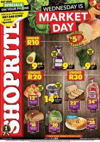 Shoprite KwaZulu-Natal : Wednesday Is Market Day (15 November 2023 Only)