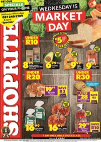 Shoprite KwaZulu-Natal : Wednesday Is Market Day (22 May 2024 Only)