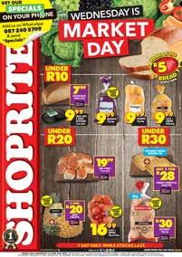Shoprite KwaZulu-Natal : Wednesday Is Market Day (26 June 2024 Only)