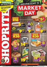 Shoprite KwaZulu-Natal : Wednesday Is Market Day (29 November 2023 Only)