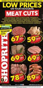 Shoprite KwaZulu-Natal : Low Prices On Your Favourite Meat Cuts (25 September - 8 October 2023)