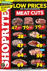 Shoprite KwaZulu-Natal : Low Prices On Your Favourite Cuts (22 July - 4 August 2024)