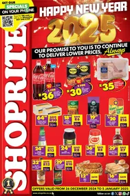 Shoprite KwaZulu-Natal : New Year Deals (26 December 2024 - 05 January 2025)