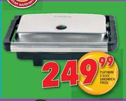 Platinum 2 Slice Sandwich Press