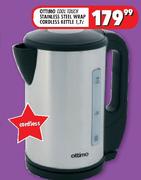 Ottimo Cool Touch Stainless Steel Wrap Cordless Kettle-1.7Ltr
