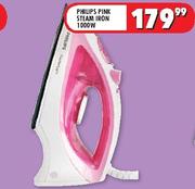 Philips Pink Steam Iron-1000W