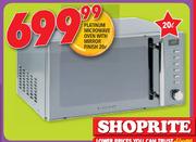 Platinum Microwave Oven With Mirror Finish-20Ltr