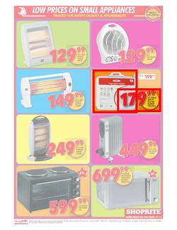 Shoprite KZN : Small Appliance (25 May - 07 Jun 2015), page 3