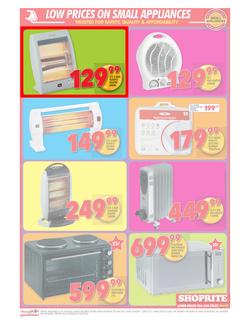 Shoprite KZN : Small Appliance (25 May - 07 Jun 2015), page 3