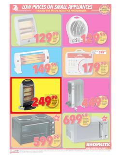 Shoprite KZN : Small Appliance (25 May - 07 Jun 2015), page 3