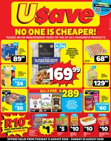 Usave KwaZulu-Natal : No One Is Cheaper (11 August - 23 August 2026)