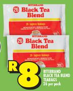 Ritebrand Black Tea Blend Teabags 26 Per Pack