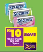 Securex Hygiene Bath Soap-175g Each