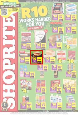 Shoprite KwaZulu-Natal : Xtra Savings (07 July - 20 July 2025), page 1