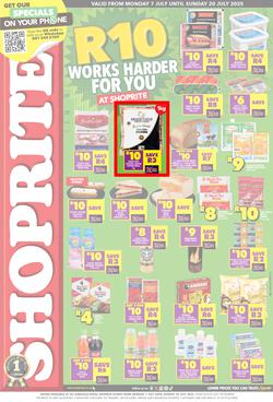 Shoprite KwaZulu-Natal : Xtra Savings (07 July - 20 July 2025), page 1