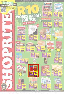 Shoprite KwaZulu-Natal : Xtra Savings (07 July - 20 July 2025), page 1