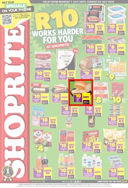 Shoprite KwaZulu-Natal : Xtra Savings (07 July - 20 July 2025), page 1