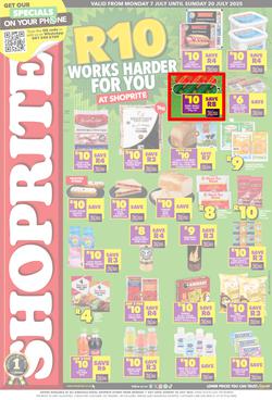 Shoprite KwaZulu-Natal : Xtra Savings (07 July - 20 July 2025), page 1