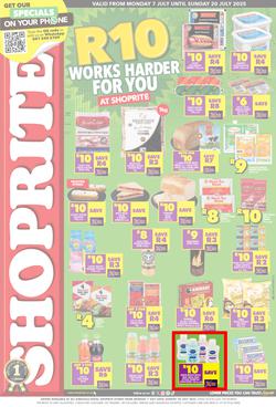 Shoprite KwaZulu-Natal : Xtra Savings (07 July - 20 July 2025), page 1