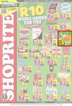 Shoprite KwaZulu-Natal : Xtra Savings (07 July - 20 July 2025), page 1