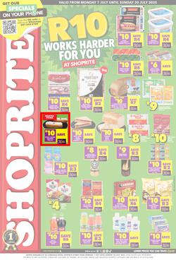 Shoprite KwaZulu-Natal : Xtra Savings (07 July - 20 July 2025), page 1