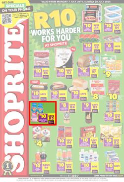 Shoprite KwaZulu-Natal : Xtra Savings (07 July - 20 July 2025), page 1