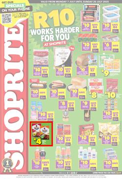Shoprite KwaZulu-Natal : Xtra Savings (07 July - 20 July 2025), page 1