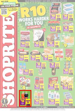 Shoprite KwaZulu-Natal : Xtra Savings (07 July - 20 July 2025), page 1