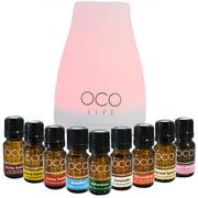 OCO Life Ultrasonic Diffuser, Humidifier & Purifier 120ml with 9 Oil Blends