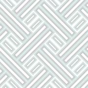 Maze Teal Grey Wallpaper 53cm x 10m