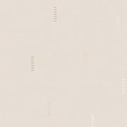 Stitch Plain Beige/ Gold Wallpaper 53cm x 10m