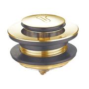 BRUSHED BRASS BATH WASTE 40mm