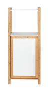 Wenko - Finja Shelf Unit W/ Laundry Basket - Bamboo