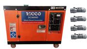 Ecco 7KW / 8.75KVA Silent Diesel Generator Single Phase & 4x Pocket Flashlights