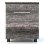 BAM! Oslo Two Drawer Night Stand - Monument Oak