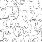 Linear Visage Black & White Wallpaper 53cm x 10m