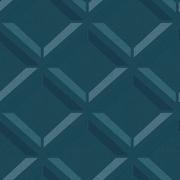 Lana Geo Teal Wallpaper 53cm x 10m