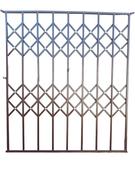 Window burglar made of steel W2000mm x H1800mm Bronze